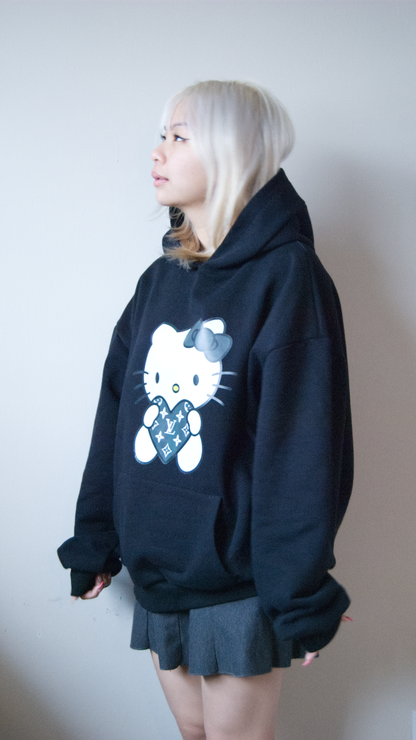 LV Hello Kitty Cat Ears Hoodie