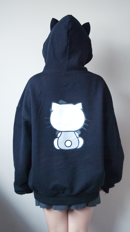LV Hello Kitty Cat Ears Hoodie