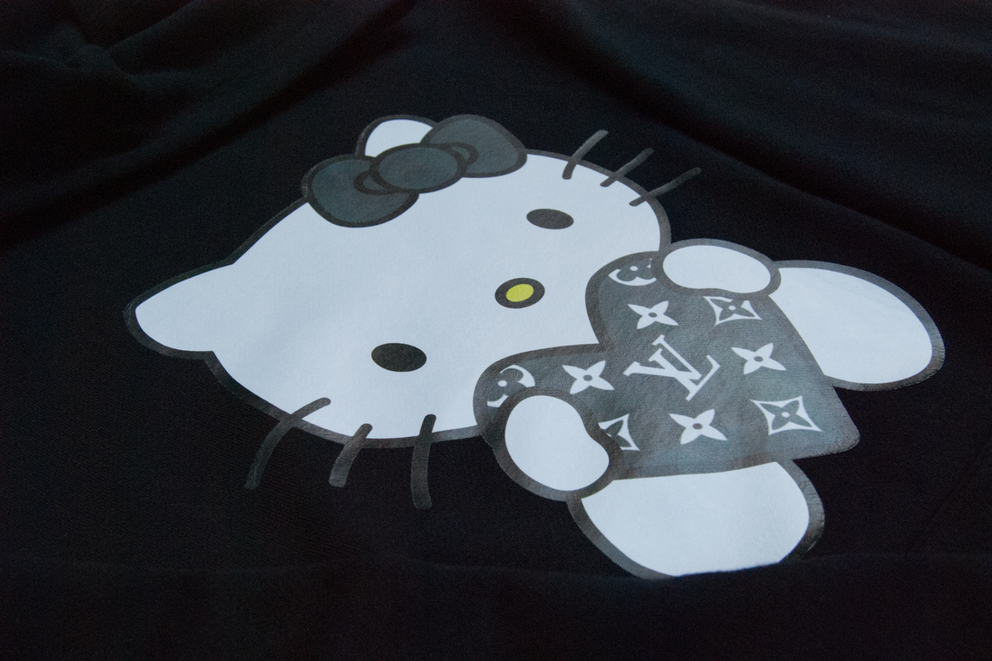 LV Hello Kitty Cat Ears Hoodie
