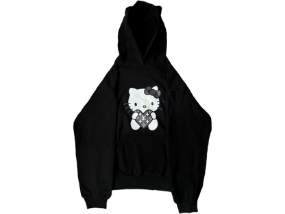 LV Hello Kitty Cat Ears Hoodie